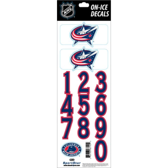 Columbus Blue Jackets стикери за каска Decals
