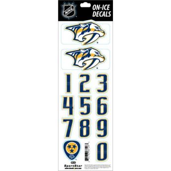 Nashville Predators стикери за каска Decals