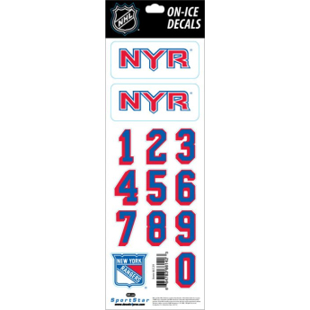 New York Rangers стикери за каска Decals
