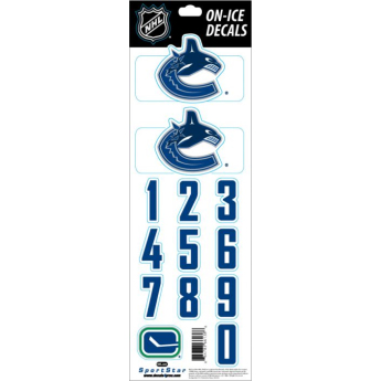 Vancouver Canucks стикери за каска Decals