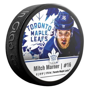 Toronto Maple Leafs шайба Mitch Marner #16 NHLPA