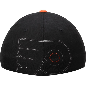 Philadelphia Flyers баскетболна шапка с козирка Old Time Hockey Black Knight Herringbone Flex Hat