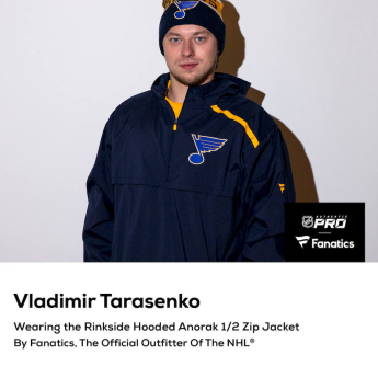 St. Louis Blues мъжко яке с качулка Authentic Pro Rinkside Anorak 1/4-Zip
