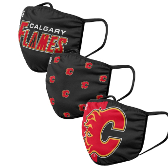 Calgary Flames маски Foco set of 3 pieces