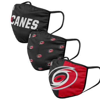 Carolina Hurricanes маски Foco set of 3 pieces