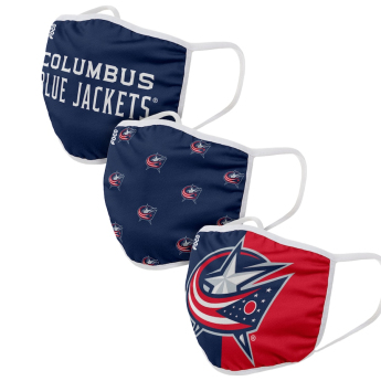 Columbus Blue Jackets маски Foco set of 3 pieces