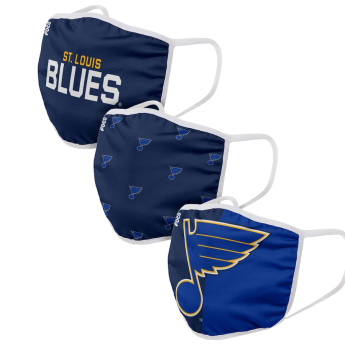 St. Louis Blues маски Foco set of 3 pieces