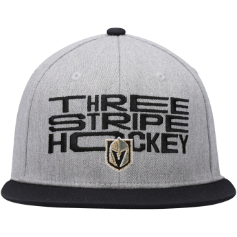 Vegas Golden Knights шапка с козирка flat Three Stripe Hockey