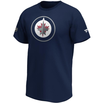 Winnipeg Jets мъжка тениска Iconic Primary Colour Logo Graphic