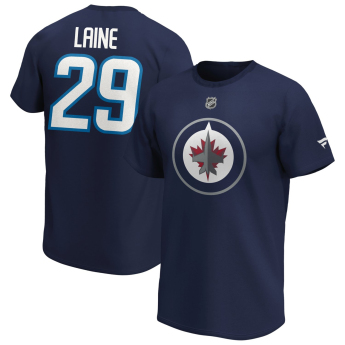 Winnipeg Jets мъжка тениска Patrik Laine #29 Iconic Name & Number Graphic