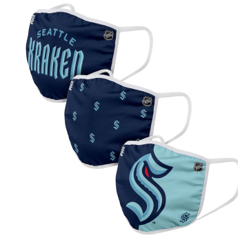 Seattle Kraken маски Foco set of 3 pieces EU