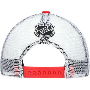 Detroit Red Wings детска бейзболна шапка с козирка Core Lockup Trucker Snapback Hat - Red