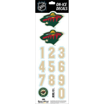 Minnesota Wild стикери за каска Decals Cream