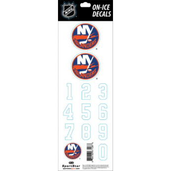 New York Islanders стикери за каска Decals White