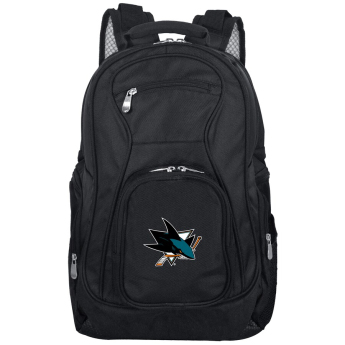 San Jose Sharks раница Laptop Travel Backpack - Black
