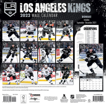 Los Angeles Kings календар 2022 wall calendar