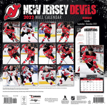 New Jersey Devils календар 2022 wall calendar