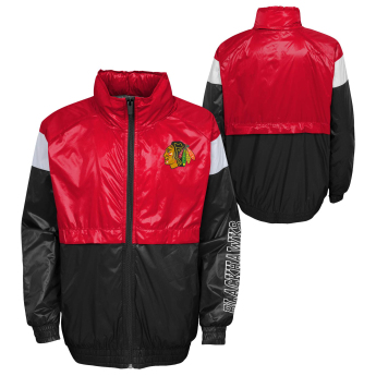 Chicago Blackhawks детско яке goal line stance full-zip windbreaker