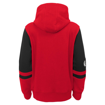 Chicago Blackhawks детски суитшърт с качулка faceoff colorblocked fleece full-zip