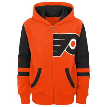 Philadelphia Flyers детски суитшърт с качулка faceoff colorblocked fleece full-zip