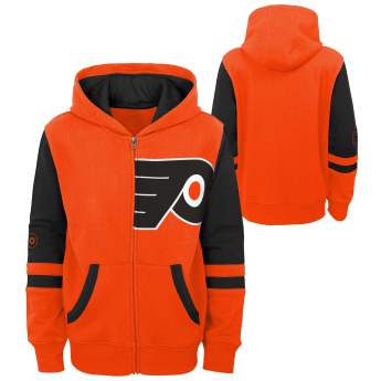 Philadelphia Flyers детски суитшърт с качулка faceoff colorblocked fleece full-zip
