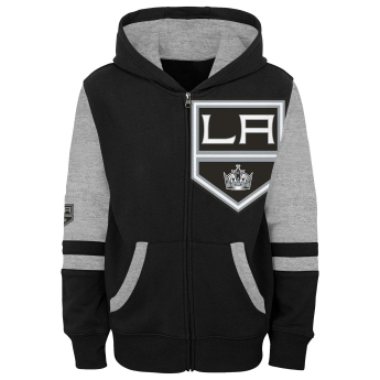Los Angeles Kings детски суитшърт с качулка faceoff colorblocked fleece full-zip
