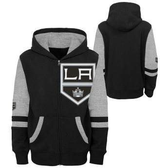 Los Angeles Kings детски суитшърт с качулка faceoff colorblocked fleece full-zip