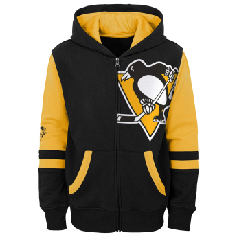 Pittsburgh Penguins детски суитшърт с качулка faceoff colorblocked fleece full-zip