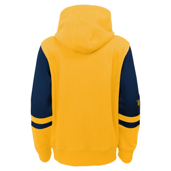 Nashville Predators детски суитшърт с качулка faceoff colorblocked fleece full-zip