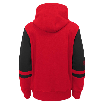 Detroit Red Wings детски суитшърт с качулка faceoff colorblocked fleece full-zip