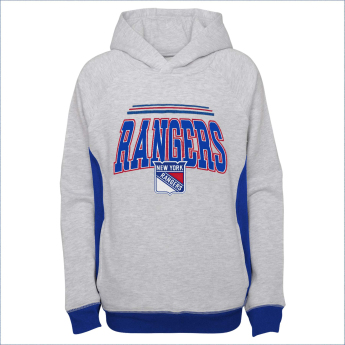 New York Rangers детски суитшърт с качулка power play raglan pullover