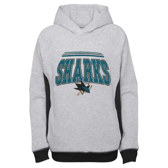 San Jose Sharks детски суитшърт с качулка power play raglan pullover