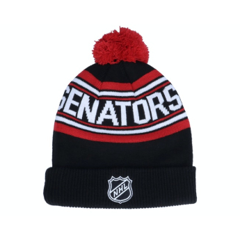 Ottawa Senators детска зимна шапка wordmark cuffed pom