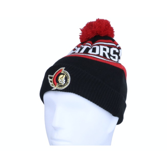 Ottawa Senators детска зимна шапка wordmark cuffed pom