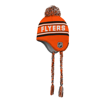 Philadelphia Flyers детска зимна шапка Jacquard tassel