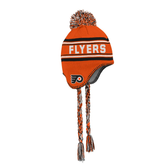 Philadelphia Flyers детска зимна шапка Jacquard tassel