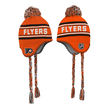 Philadelphia Flyers детска зимна шапка Jacquard tassel