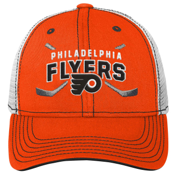 Philadelphia Flyers детска бейзболна шапка с козирка core lockup trucker snapback