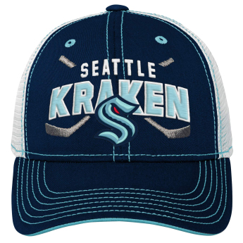 Seattle Kraken детска бейзболна шапка с козирка core lockup trucker snapback
