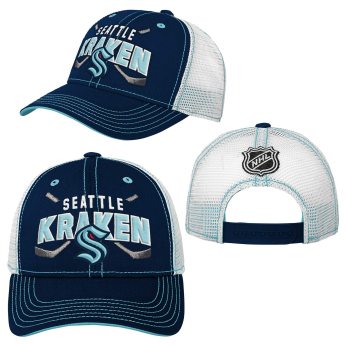 Seattle Kraken детска бейзболна шапка с козирка core lockup trucker snapback
