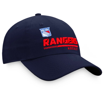 New York Rangers баскетболна шапка с козирка Authentic Pro Locker Room Unstructured Adjustable Cap