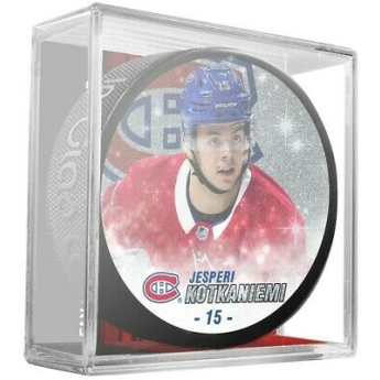 Montreal Canadiens шайба glitter puck Jesperi Kotkaniemi #15