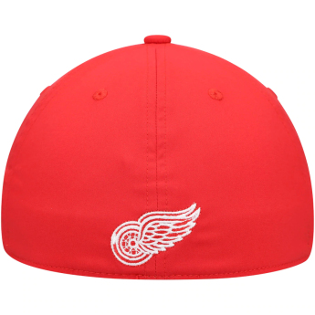 Detroit Red Wings баскетболна шапка с козирка 2021 locker room aeroready flex hat - red