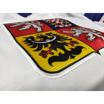 Отбори по хокей хокейна фланелка Czech Republic embroidered white