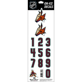 Arizona Coyotes стикери за каска decals alternative