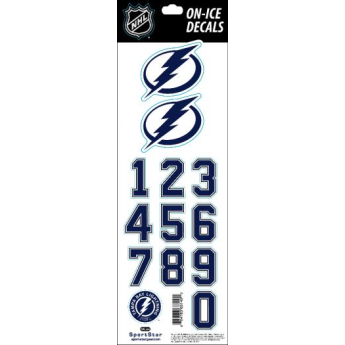 Tampa Bay Lightning стикери за каска decals royal