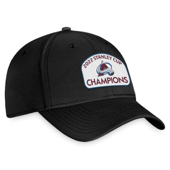 Colorado Avalanche баскетболна шапка с козирка 2022 Stanley Cup Champions Fundamental Flex