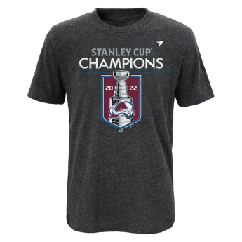 Colorado Avalanche детска тениска 2022 Stanley Cup Champions Locker Room black