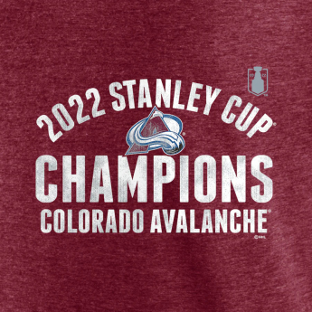 Colorado Avalanche мъжка тениска 2022 Stanley Cup Champions Slap Shot Tri-Blend