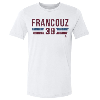 Colorado Avalanche мъжка тениска Pavel Francouz #39 Font White